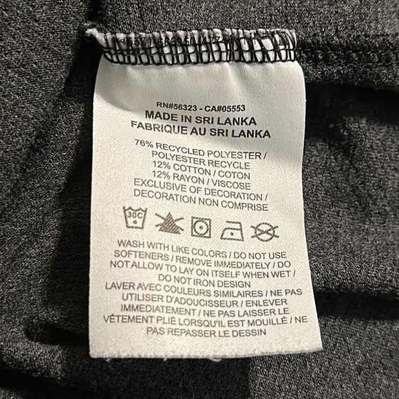 Nike Dri Fit T-Shirt Size L Gray Swoosh Logo Athletic Short Sleeve Casual Mens - Picture 6 of 7